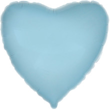 Сердце Пастель Голубое