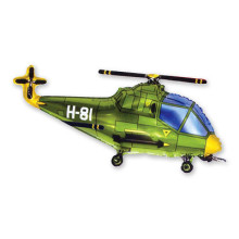 Фольгированная фигура  "Вертолёт" (зелёный)