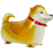 Фольгированный шар "Собака рыжая"